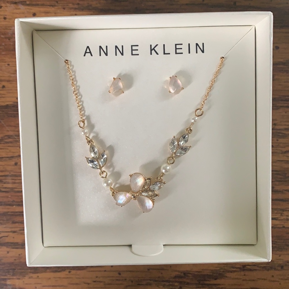 Ann Klein necklace and earring set